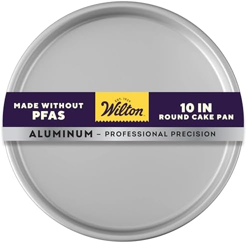 Wilton Aluminum Round Cake Pan, Made Without PFAS, 10 in.