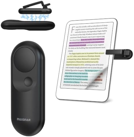 Maxonar Magsnap Remote Page Turner for Kindle Paperwhite (100Hrs Battery)
