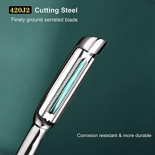 SUCCFLY Stainless Steel Vegetable Peeler Set, Premium Veggie Fruit Peeler