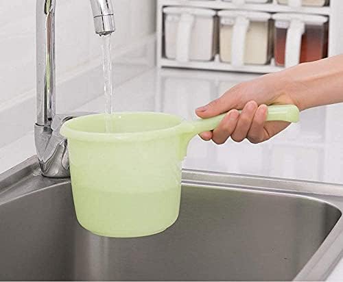 JapanBargain 3040, Japanese Plastic Water Ladle Bath Ladle Dipper Green Color, Made in Japan (1, Green)