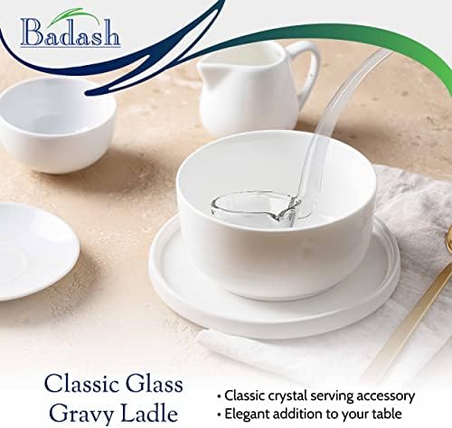 Badash Crystal Gravy Sauce Ladle 6 Inch