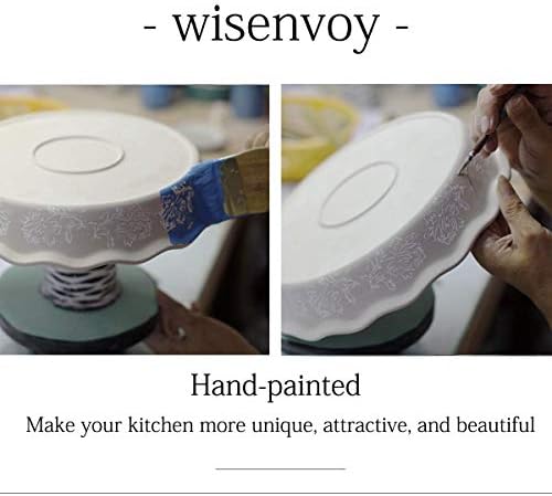 Wisenvoy Pie Pan Ceramic Pie Dish Pie Plate Deep Dish Pie Pan Non-Stick Pie Pans for Baking Pie Pans Pie Dishes
