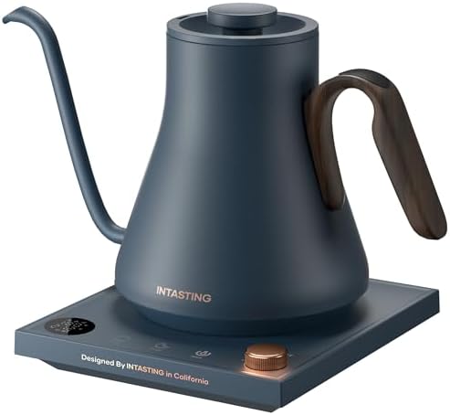 INTASTING Gooseneck Electric Kettle with ±1℉ Temperature Control, 0.9L