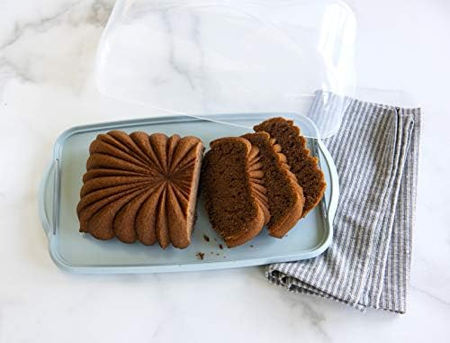Nordic Ware Loaf Cake Keeper, Blue,12.8" L x 7.3" W x 4.6" H, Loaf Keeper (Pack of 3)