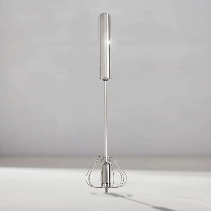 Mrs. Anderson’s Baking Rotary Whisk Hand Blender, Stainless Steel, 10.25-inches