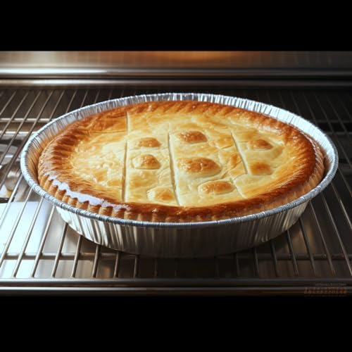 Round Disposable Aluminum Pie Pans (30 Pack) - 7 Inch Disposable Pie Pans - Round Aluminum Foil Pans For Baking, Grilling, Cooking, Storing, Prepping