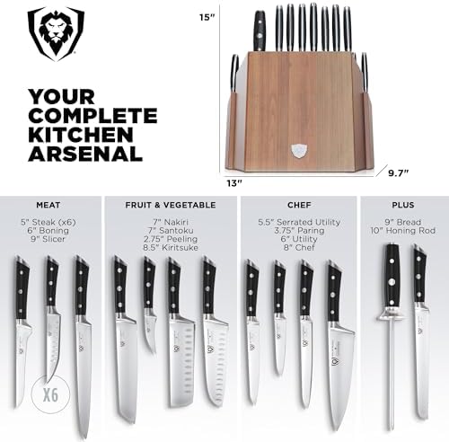 Dalstrong 18-Pc Colossal Knife Block Set - German High-Carbon Steel