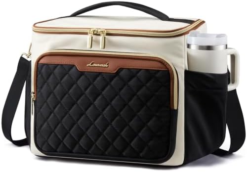 LOVEVOOK Lunch Box for Women, Wide Opening Cute Insulated Lunch Box Bag