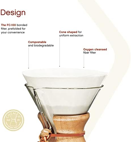 Chemex Bonded Filter - Circle - 100 ct - Exclusive Packaging