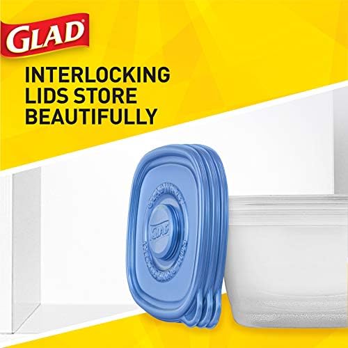 Glad GladWare MatchWare Food Storage Containers, 20 Piece Variety Pack