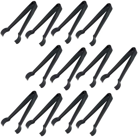 Carlisle FoodService Products 480603 Carly Salad Tong, 6" Pom Tong, 12 Pack