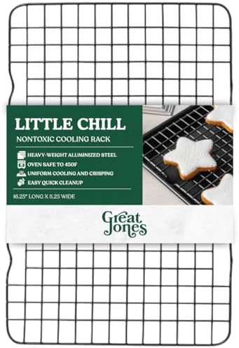 Great Jones Non Stick Wire Cooling Rack (Pepper) – Fits Quarter Sheet