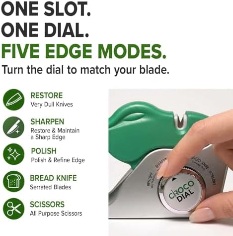 5-in-1 Knife Sharpener for Straight & Serrated Knives
