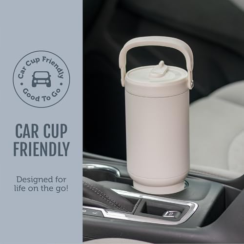 Ello Oasis Go+ 32oz Insulated Stainless Steel Tumbler with Straw, Horizon