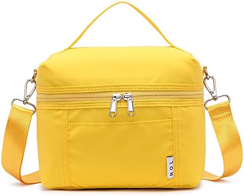 NOL 8L Insulated Lunch Bag for Women, Medium(normal), Yellow