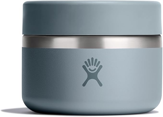 Hydro Flask Food Jar – Insulated Stainless Steel, Snack Travel Container for Hot Food & Soup 12 Oz Shale Gray