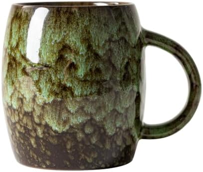 Forest Falls Ceramic Mug, 14oz Reactive Glaze Mug, Gift for Nature Lovers