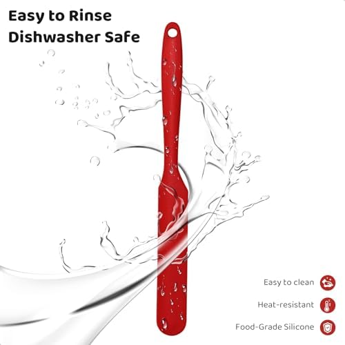 MOJOTORY Silicone Jar Scraper with Long Handle