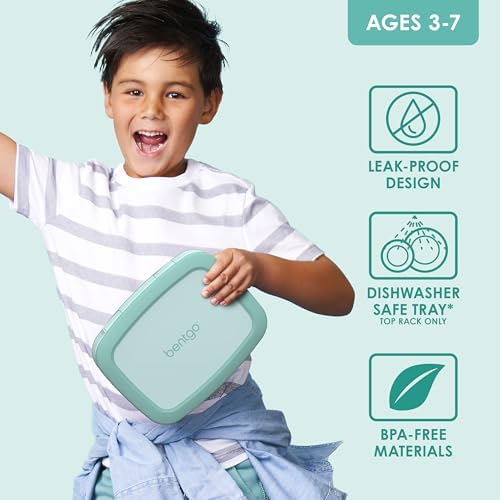 Bentgo Kids Bento-Style 5-Compartment Leak-Proof Lunch Box