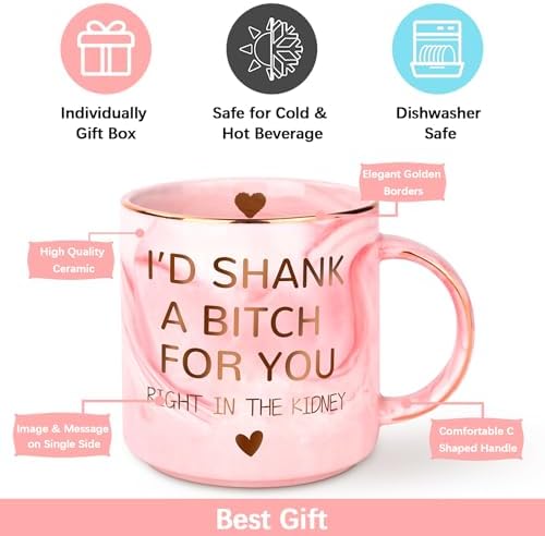 Sister Gifts 12oz Funny Coffee Mug Christmas Stocking Stuffers for Women