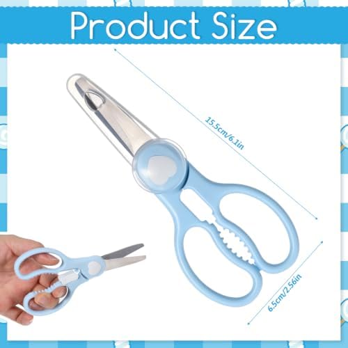 YUXIANLB Kitchen Shears with Protective Sheath, Stainless Steel 6.5 Inch