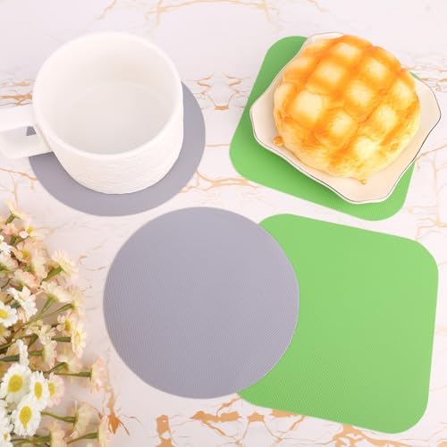 LUTER 4pcs Jar Opener Gripper Pad for Seniors with Weak Hands, Rubber