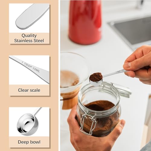 1PCS 1TBSP(15ML) Measuring Spoon, 18/8(304) Stainless Steel Tablespoon