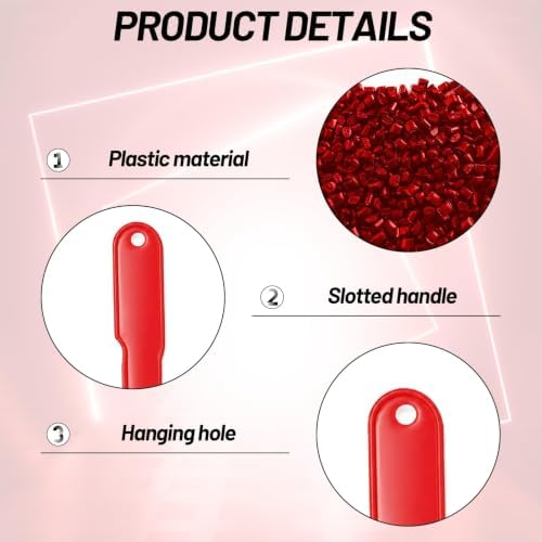 Shrimp Deveining Tool, 1 Pack Red Shrimp Deveiner Peeler, Practical Seafood Kitchen Gadget for Quick Shrimp Shelling & Vein Removal Without Damaging Meat