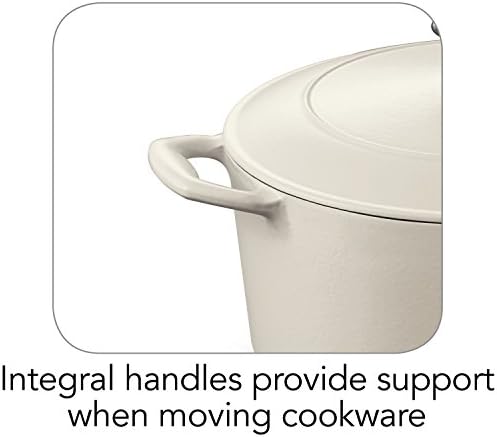 Tramontina Bestow Enameled Cast Iron 5.5-Qt Round Dutch Oven Pot with Lid