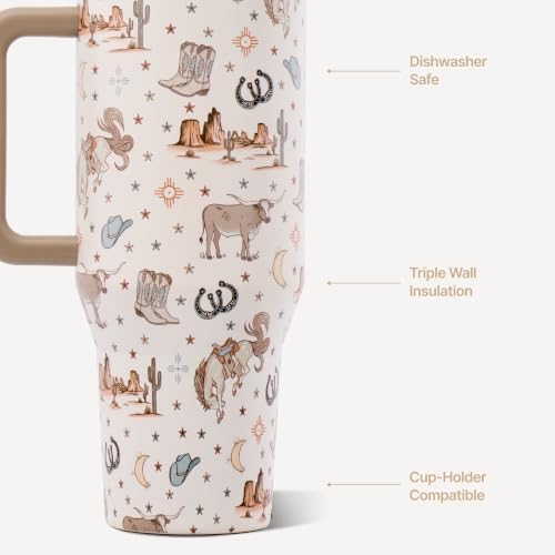 HydroJug Traveler 40oz, Insulated Tumbler with Handle & Straw, Mesa
