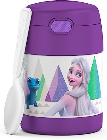 THERMOS FUNTAINER Kids Food Jar with Spoon, 10oz, Frozen 2