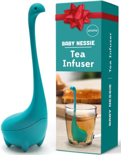 Cute Tea Infuser by OTOTO - Loose Leaf Tea Steeper, Tea Accessories, Tea Diffusers, Tea Infuser for Loose Leaf Tea, Tea Strainers, Cute Gifts, Tea Gift Set, Kitchen Gifts, Cooking Gadgets