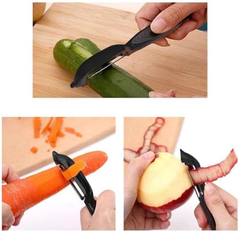 Premium Vegetable Peeler Set – Ultra Sharp Stainless Steel Blades with Non-Slip Ergonomic Handles for Easy Potato, Fruit & Veggie Peeling (2PCS) (Pack of 3)