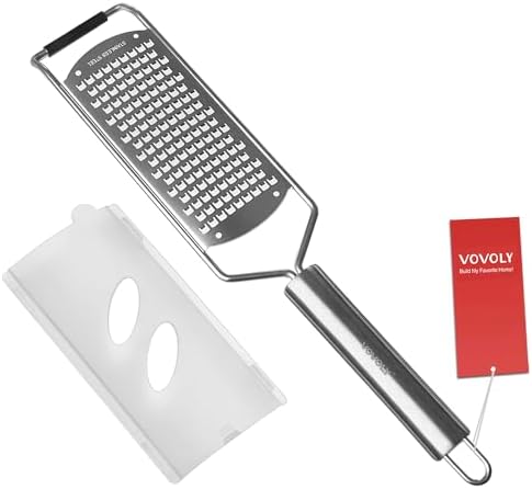 Professional Zester Grater Coarse, Razor-Sharp Stainless Steel Blade