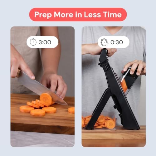 Fullstar Safer Mandoline Slicer for Kitchen Adjustable Veggie & Food Slicer