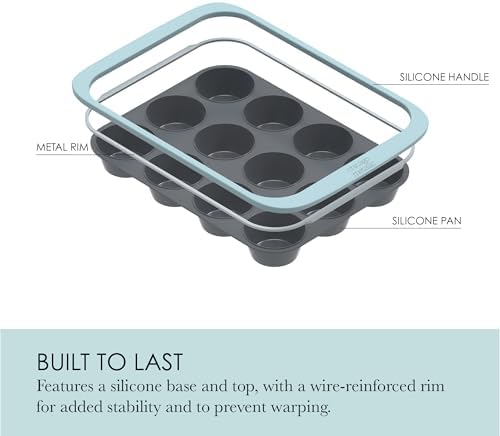 Chicago Metallic 12-Cup Silicone Muffin Pan - 10.43 Inch