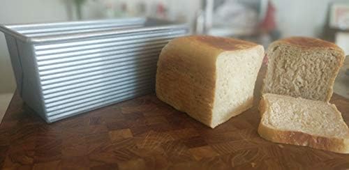 USA Pan Bakeware Pullman Loaf Pan, Large, Silver (Pack of 3)