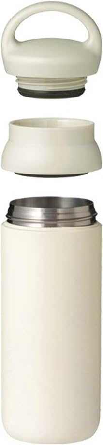 KINTO 21096 Dayoff Tumbler, 16.9 fl oz (500 ml), Dark Gray, Double Wall Vacuum Construction, Thermal and Cold Insulation, Water Bottle
