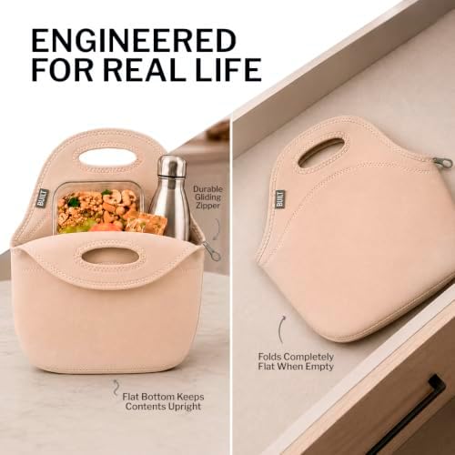 Built Gourmet Getaway Neoprene Lunch Bag - Cameo Rose