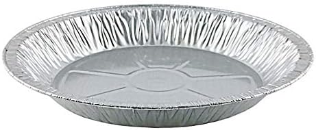 PACTOGO 11" Aluminum Foil Pie Pan Extra-Deep Disposable Tin Plates (Pack of 12)