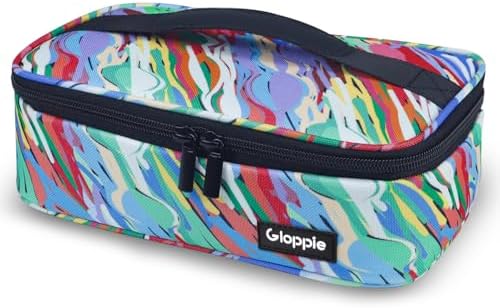 Gloppie Small Lunch Bag, Insulated Lunch Box for Adults & Kids, Watercolor