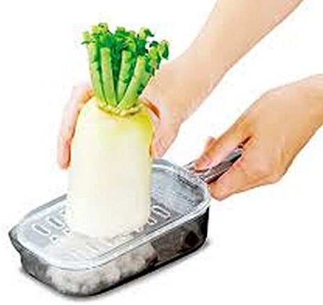 JapanBargain, Japanese Plastic Zester Grater – Multi-Purpose Fine Grater for Vegetables, Fruits, Cheese, Garlic, Ginger, Wasabi – BPA-Free, Dishwasher Safe, Made in Japan