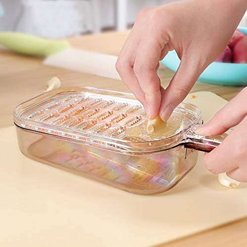 JapanBargain, Japanese Plastic Zester Grater – Multi-Purpose Fine Grater for Vegetables, Fruits, Cheese, Garlic, Ginger, Wasabi – BPA-Free, Dishwasher Safe, Made in Japan