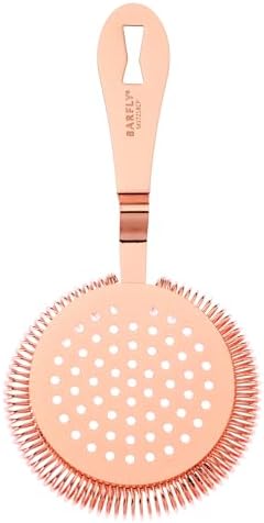 Barfly Deluxe Antique Hawthorne Spring Strainer, Copper