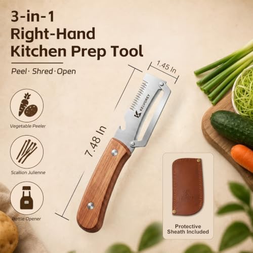 3-in-1 Multifunctional Vegetable Peeler for Right Hand