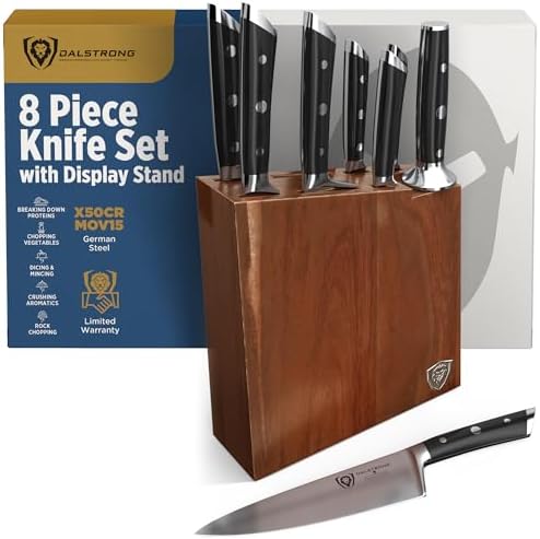 Dalstrong 8-Pc Knife Block Set - German High-Carbon Steel