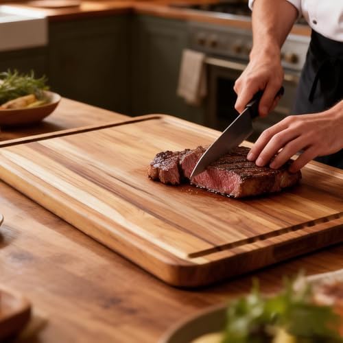 XXLarge Teak Cutting Board Wood Wooden Cutting Boards For Kitchen