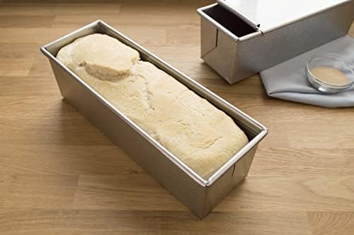 USA Pan Pullman Loaf Pan, 9 x 4 x 4, Aluminized Steel (Pack of 3)