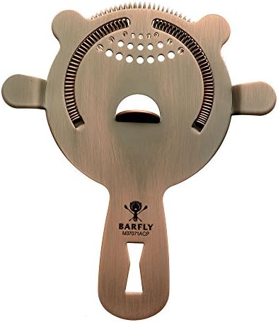 Barfly Bar Strainer, Antique Copper