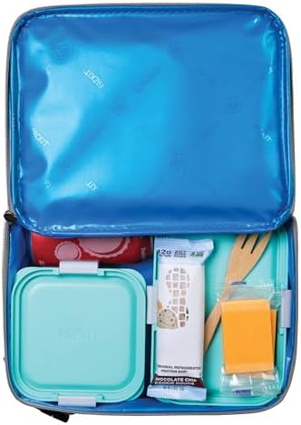 PackIt Freezable Classic Lunch Box, Gray Fog